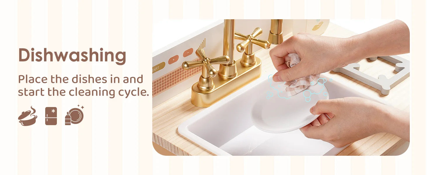 Wooden Dishwasher Unit