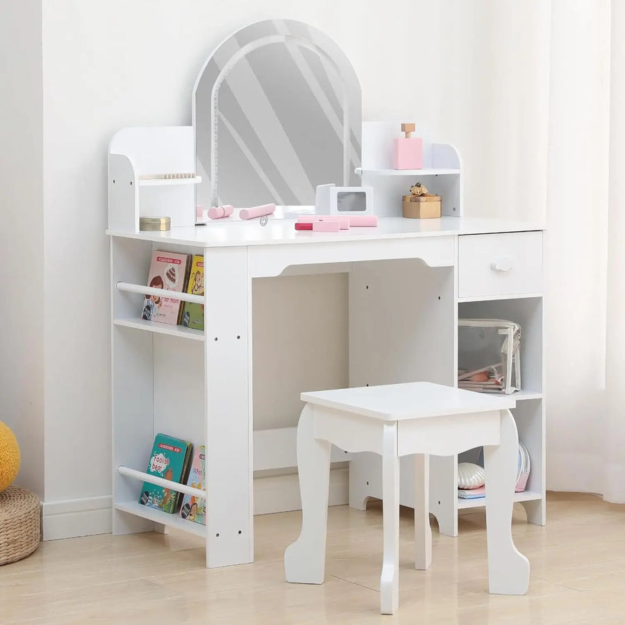 Kids Vanity Table and Chair Set