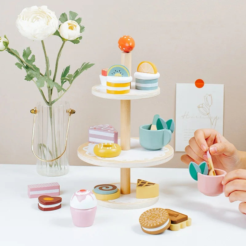 Wooden Afternoon Tea Set Toy
