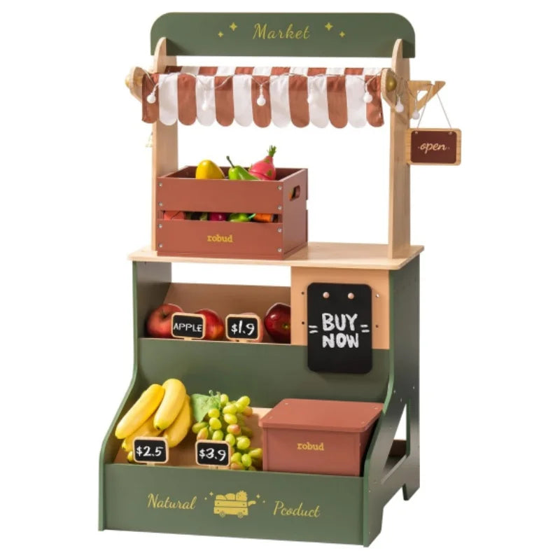 Wooden Pretend Toy Shop