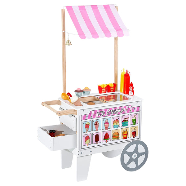 Ice Cream Cart Play Set with 20+ Accessories