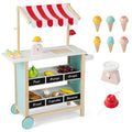 Wooden Ice Cream Cart