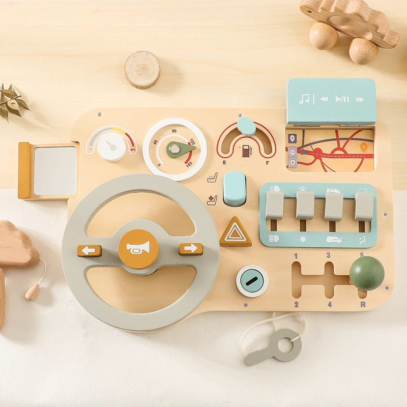 Montessori Baby Wooden Car