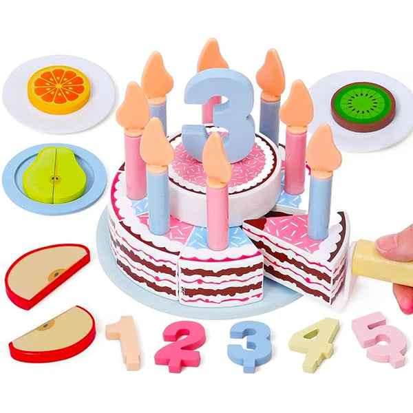 Wooden Cake Toys Kitchen Playset