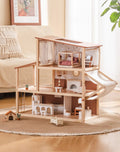 Wooden Bohemian Dollhouse