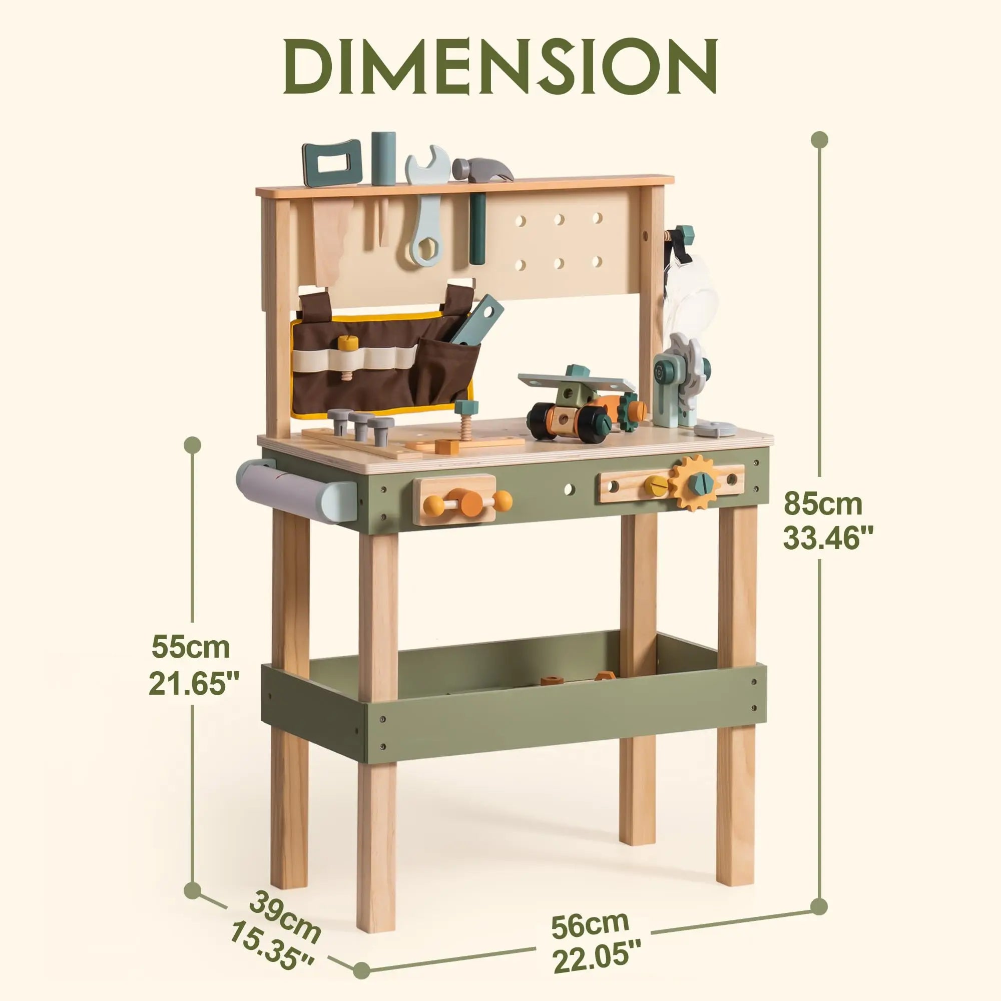 Wooden Kids Tool Bench