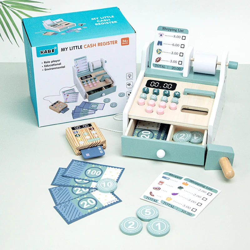 Kids Wooden Simulation Supermarket