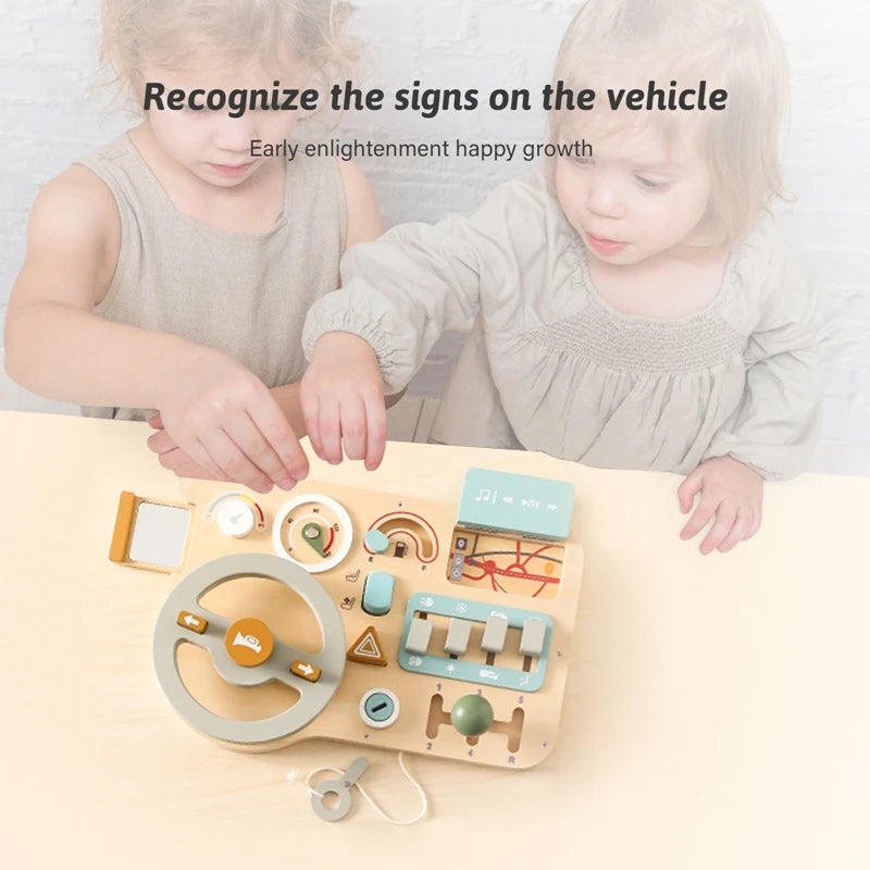 Montessori Baby Wooden Car