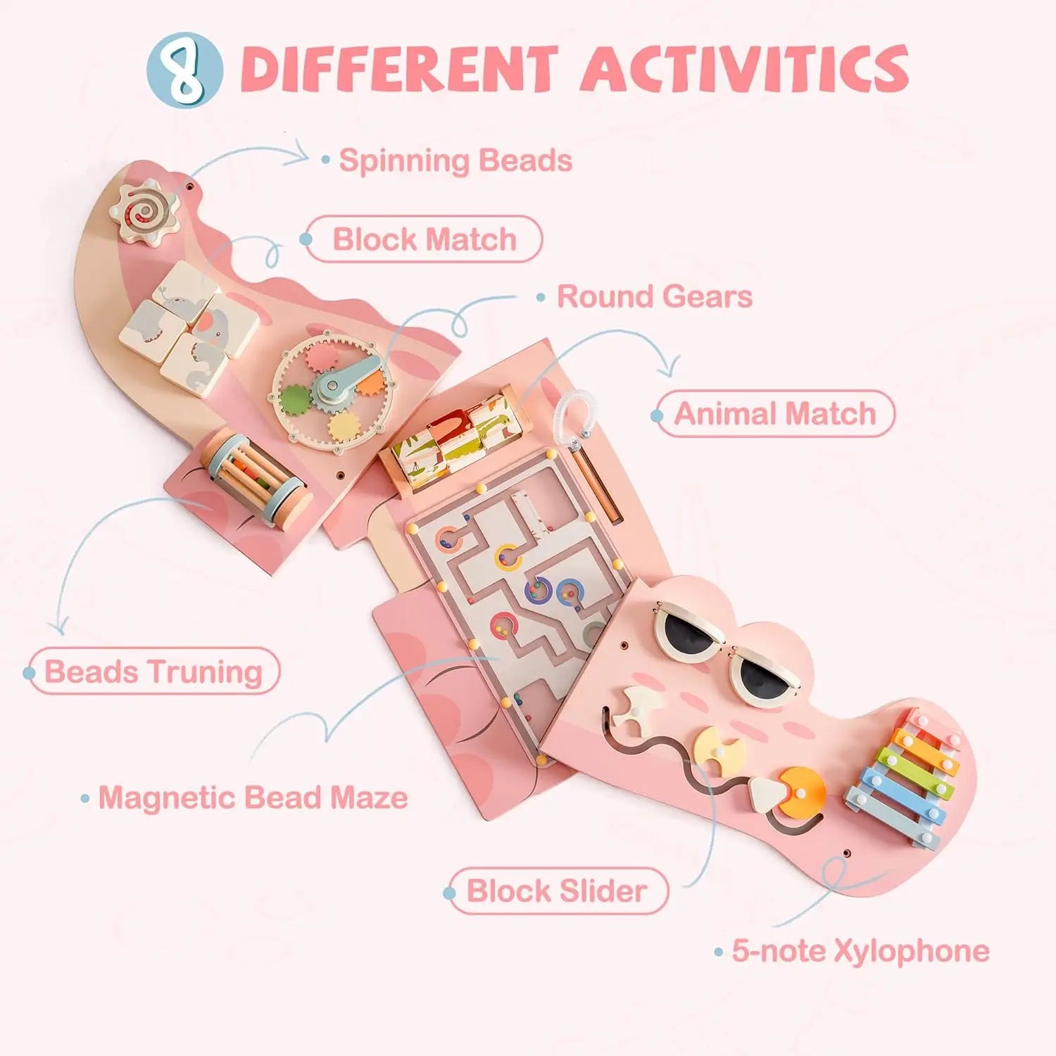 Wooden Busy Board Montessori