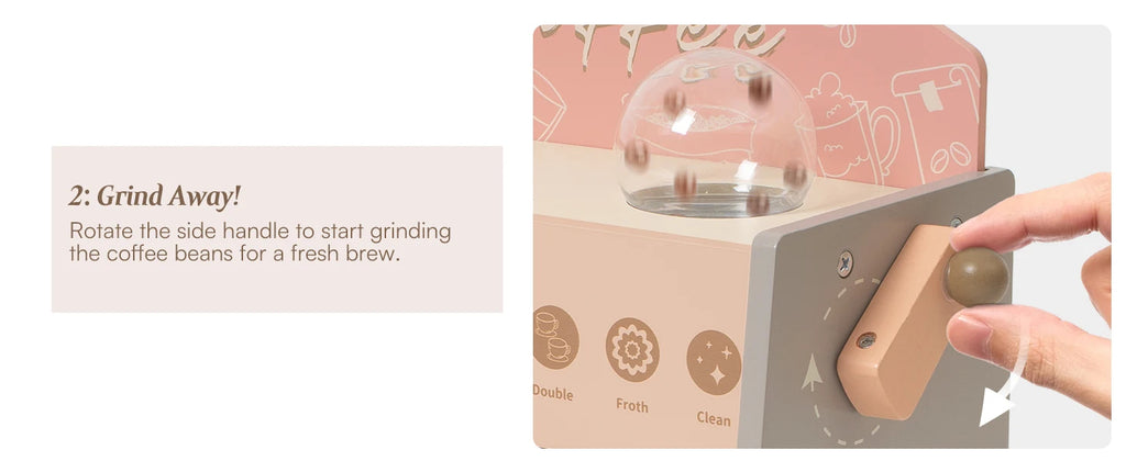 Kids Wooden Coffee Maker
