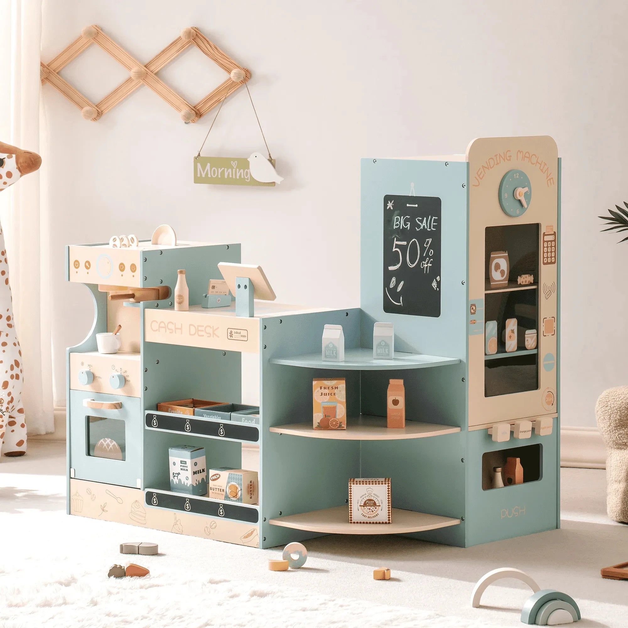 Corner Coffee Shop Play Set