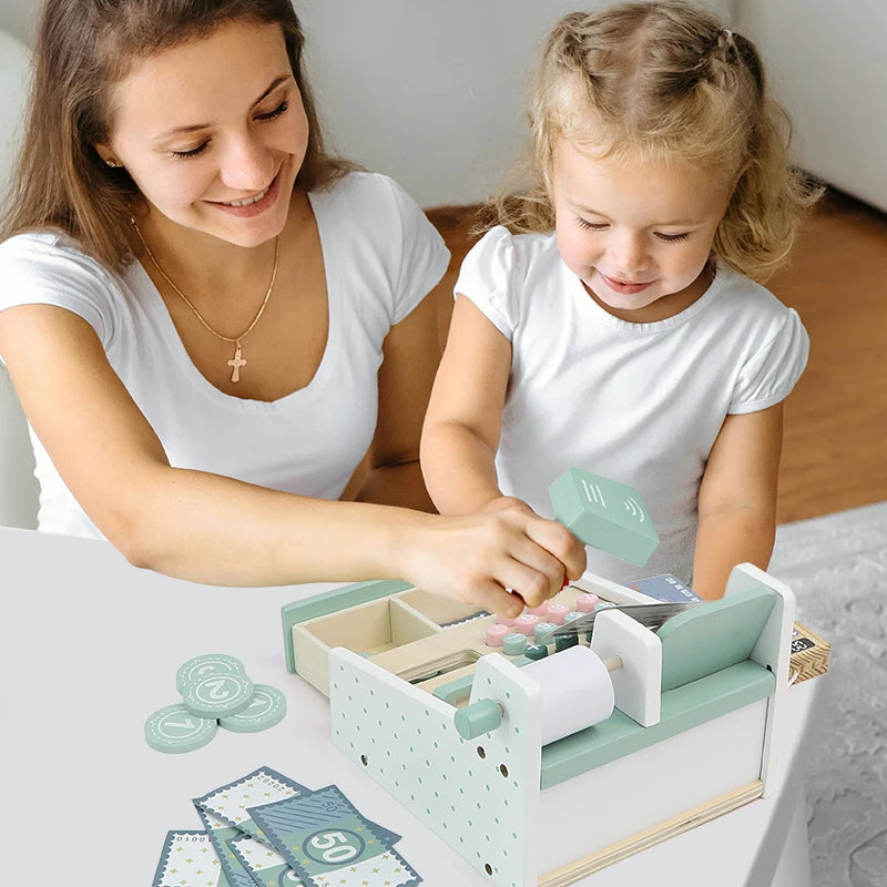 Kids Wooden Simulation Supermarket