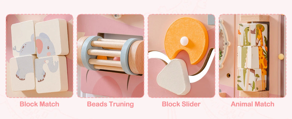 Wooden Busy Board Montessori