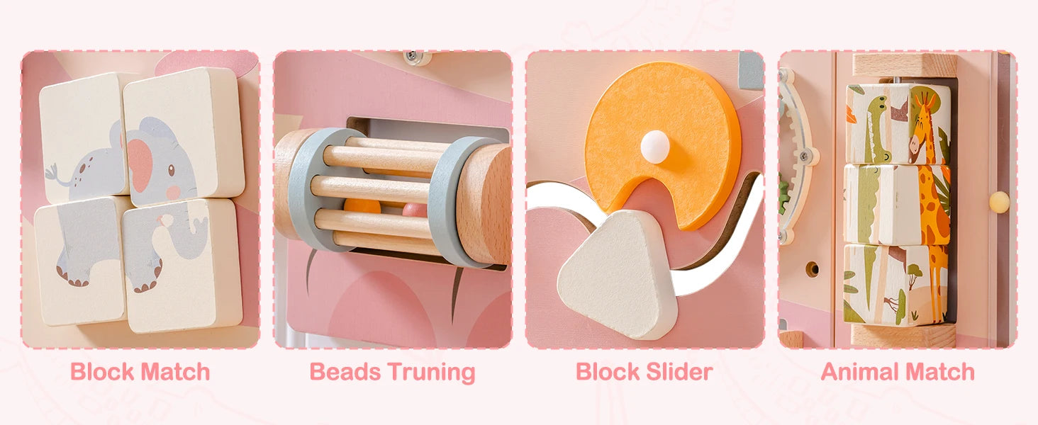 Wooden Busy Board Montessori