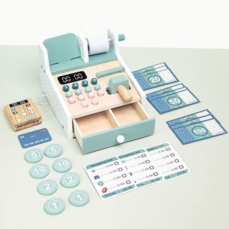 Kids Wooden Simulation Supermarket