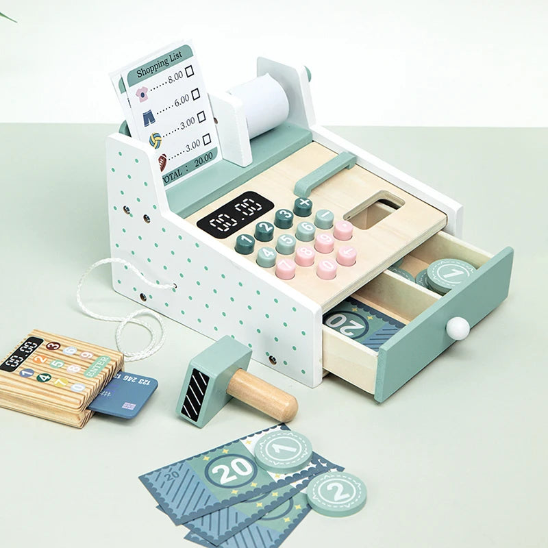 Kids Wooden Simulation Supermarket