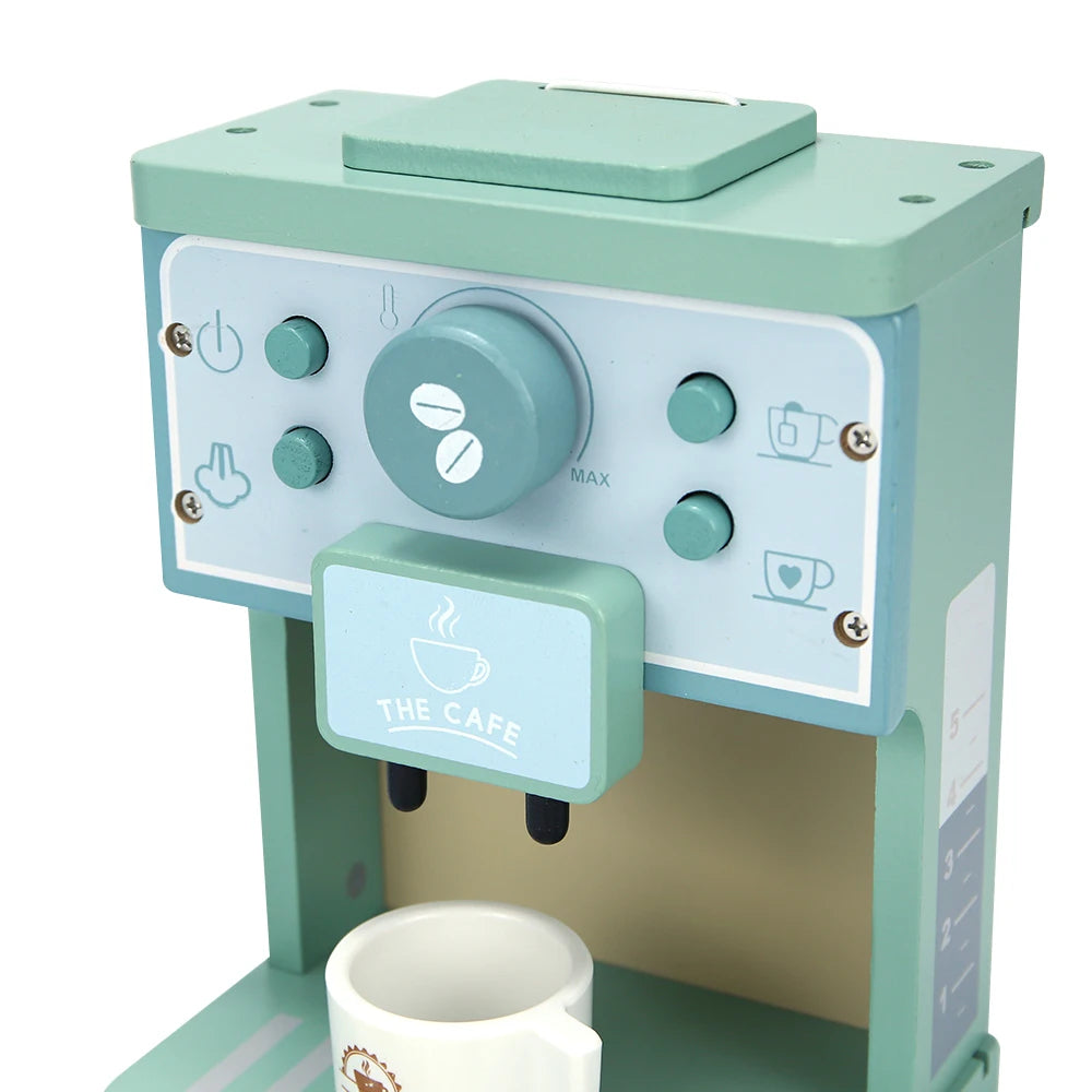 Kids Wooden Kitchen Coffee Maker