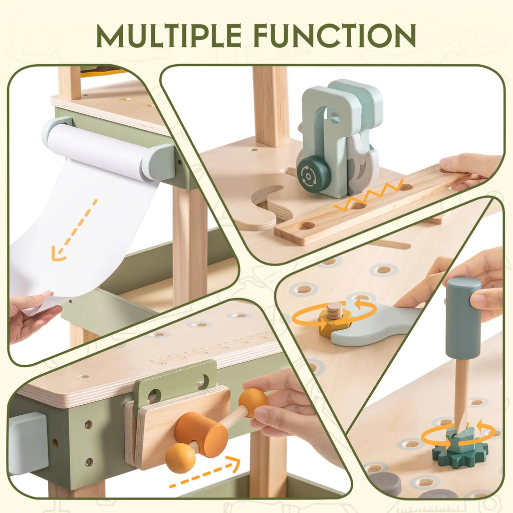 Wooden Kids Tool Bench