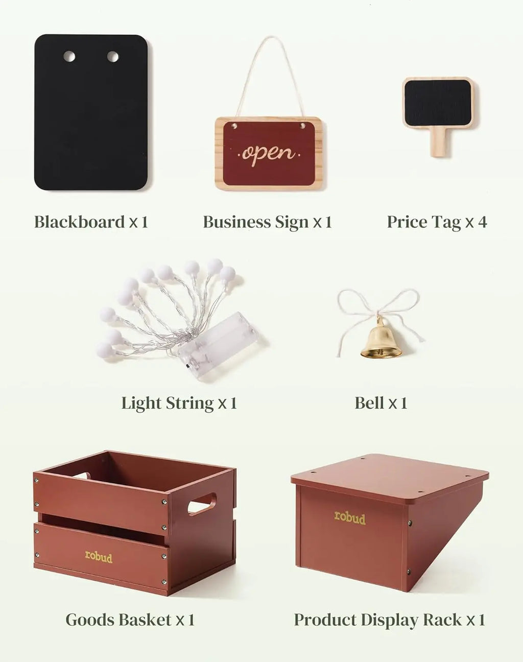 Wooden Pretend Toy Shop