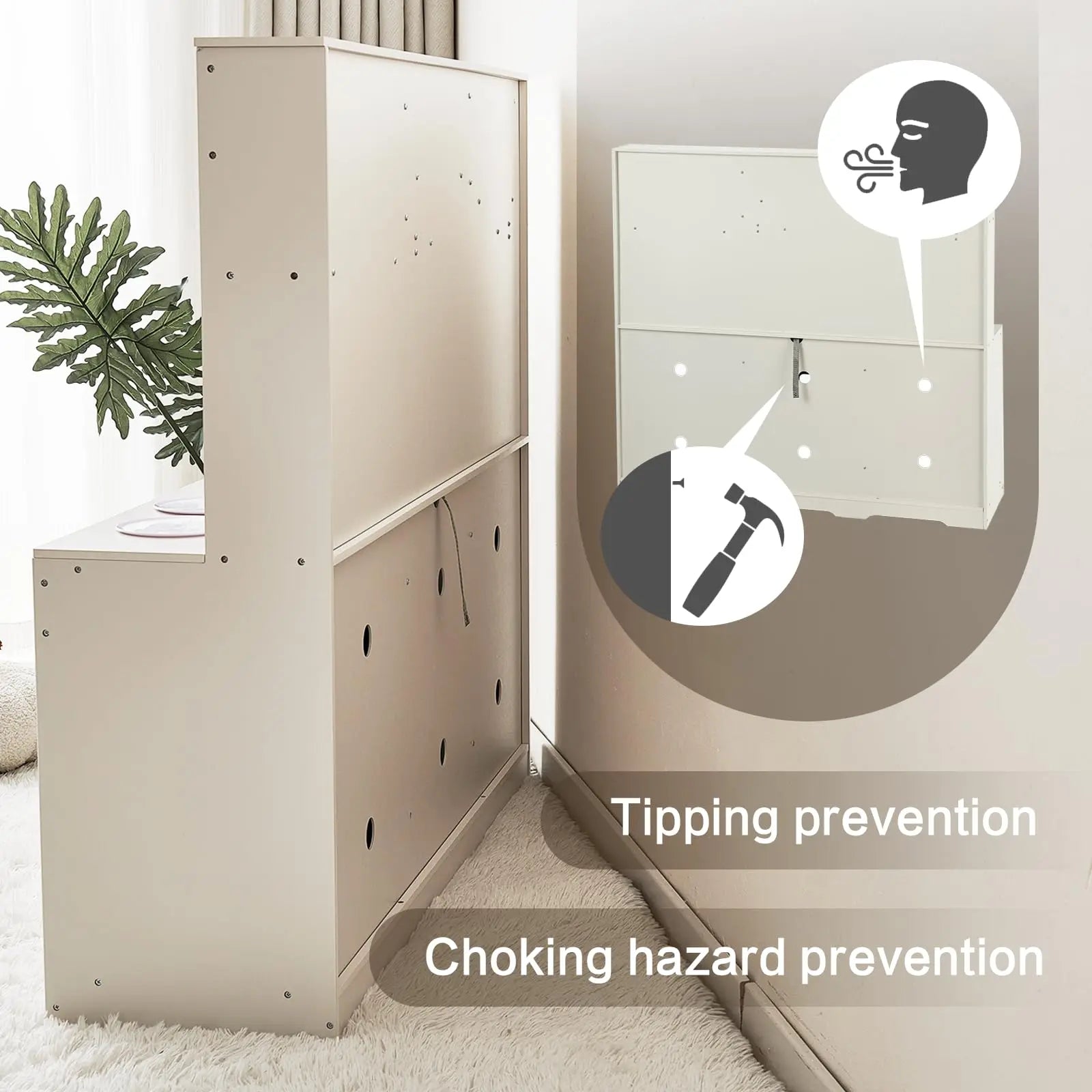 White Wooden Realistic Kids Kitchen Playset