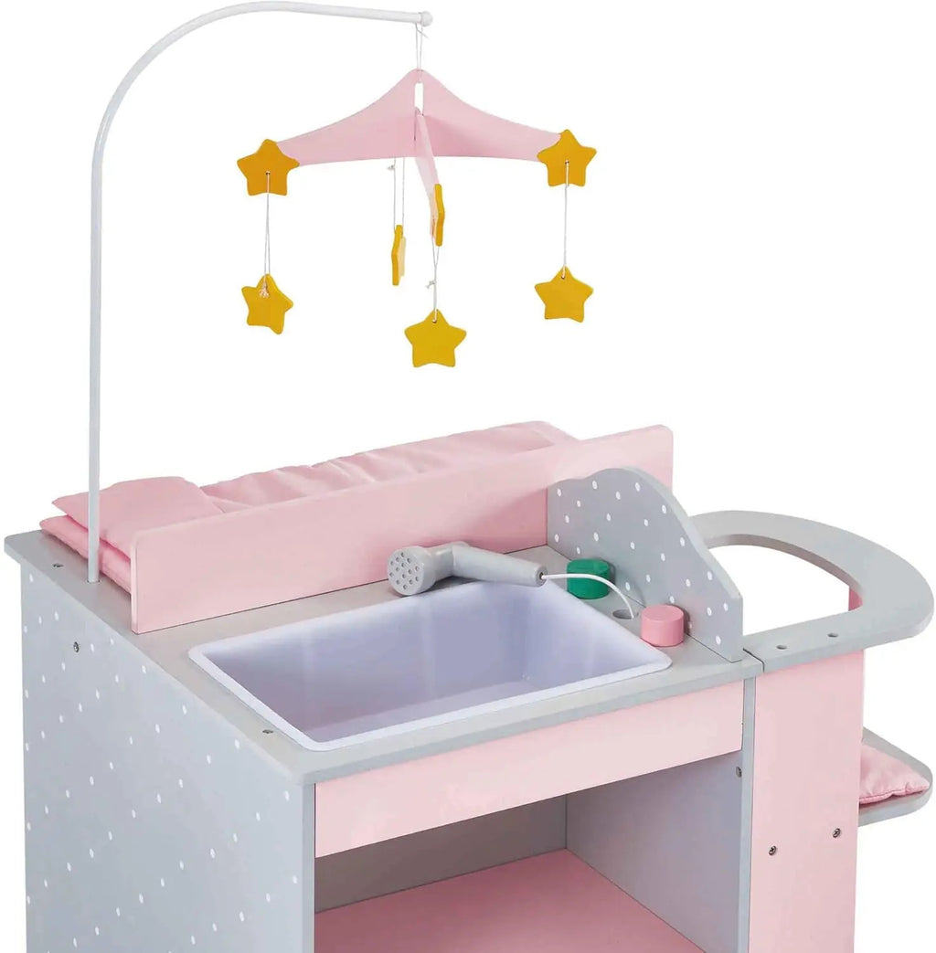 6-in-1 Wooden Baby Doll Changing Station
