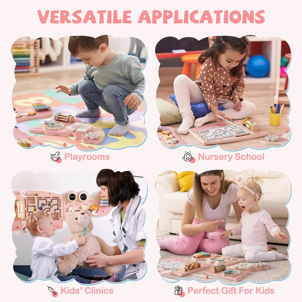 Wooden Busy Board Montessori
