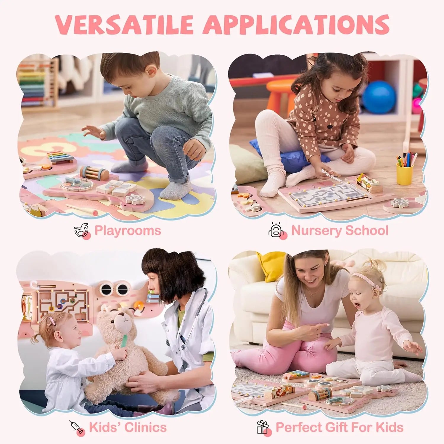 Wooden Busy Board Montessori