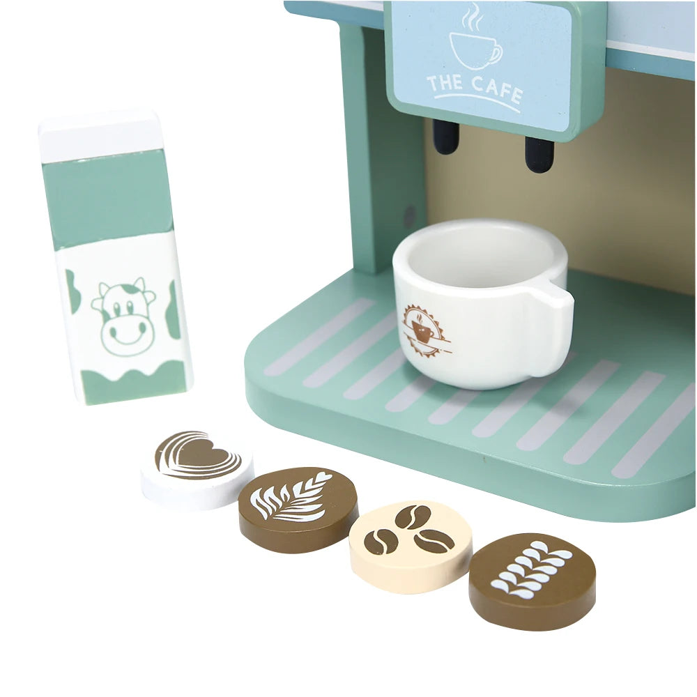 Kids Wooden Kitchen Coffee Maker