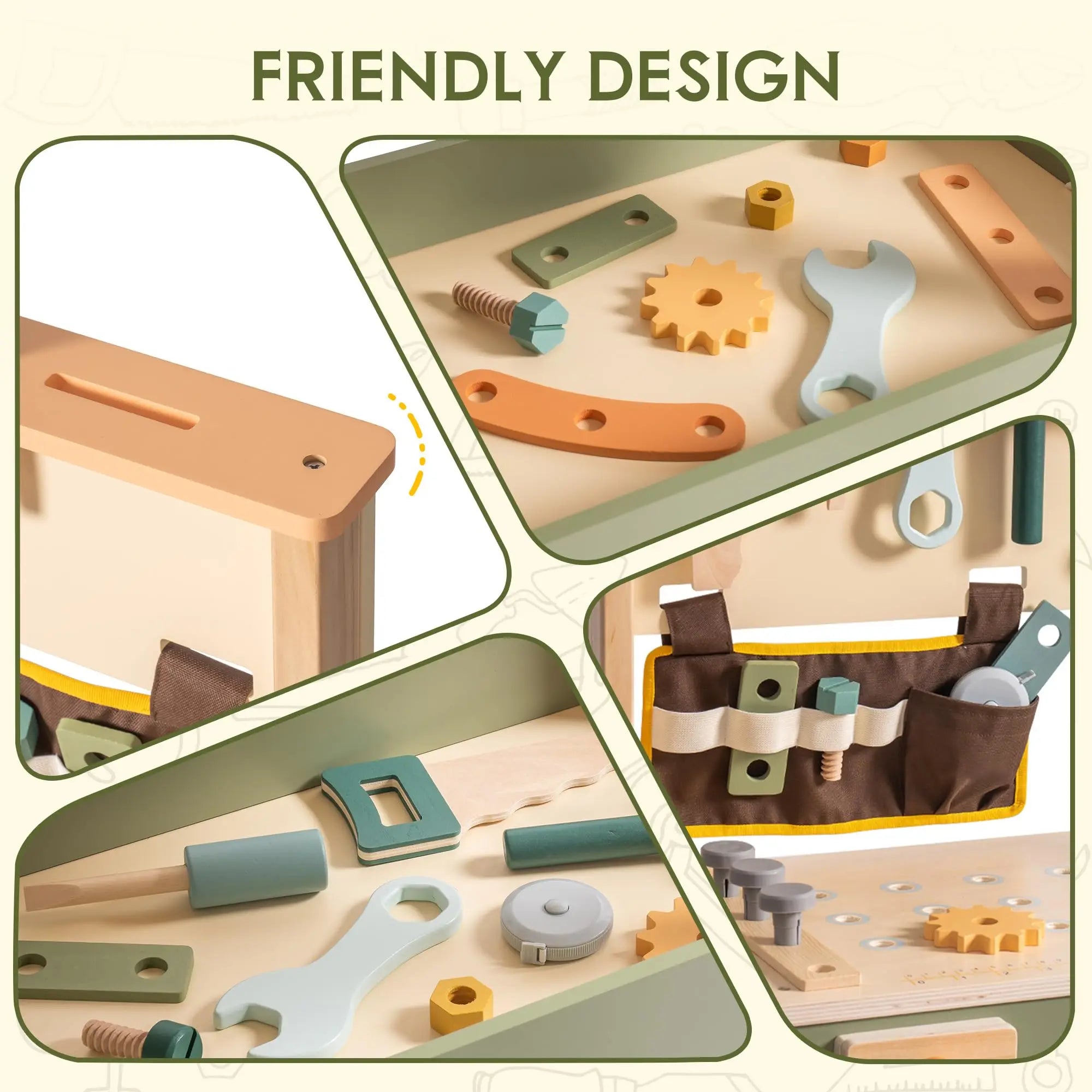 Wooden Kids Tool Bench