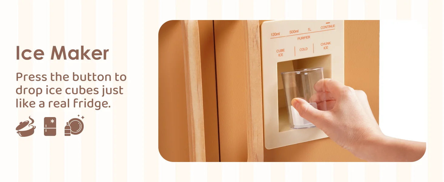 Wooden Play Kitchen Set